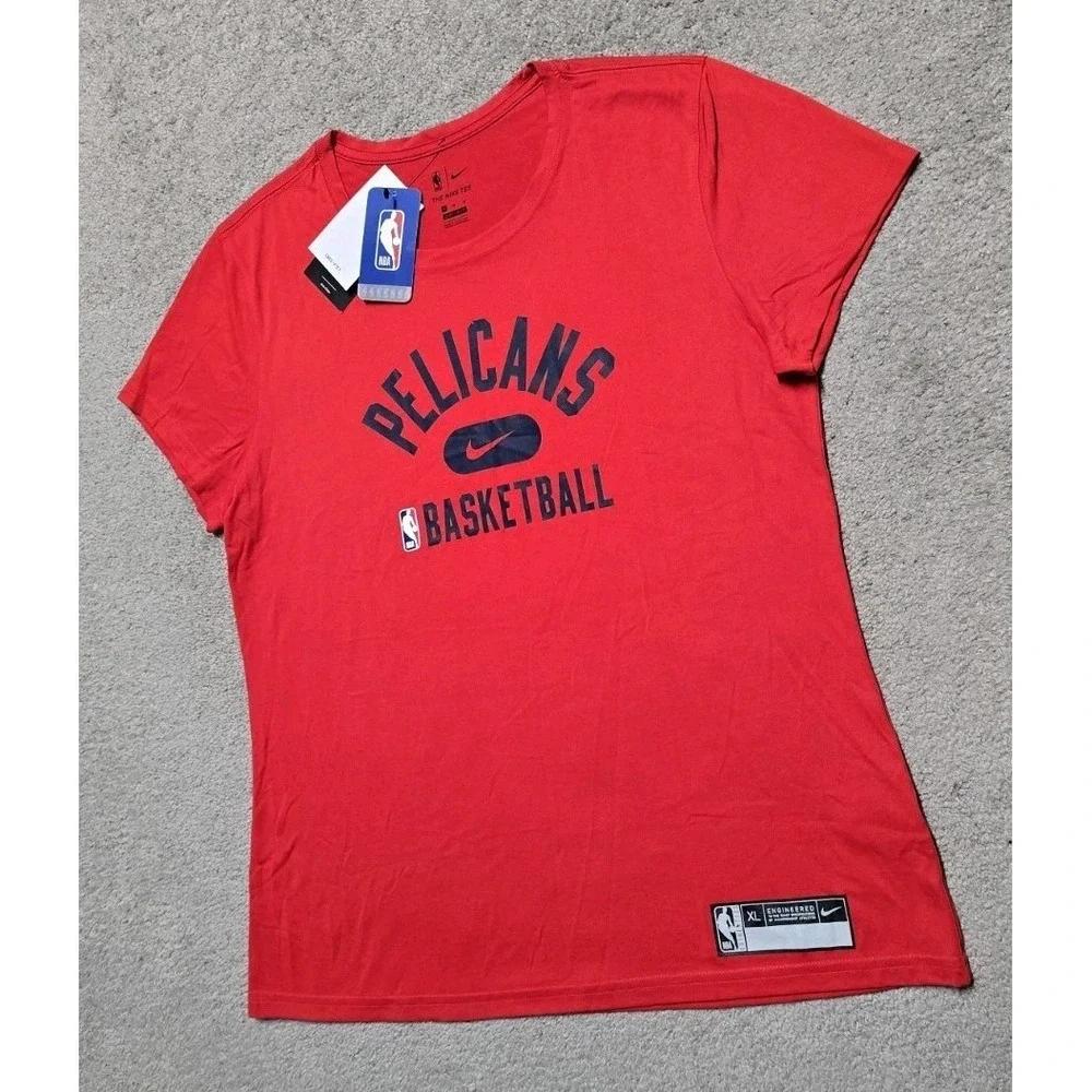 NWT Nike New Orleans Pelicans Crescent‎ City Basketball T-Shirt NBA Womens XL